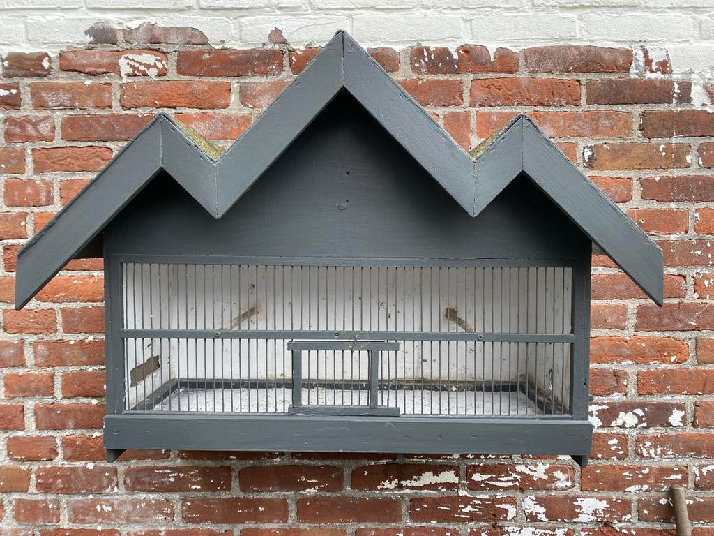 Vogelhok buiten duivenhokje tortelduif kooi lachduif, Ophalen, Gebruikt, Hout, Overige typen