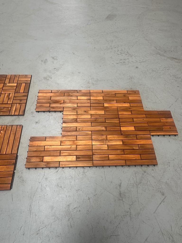 Acacia Houten Balkontegels - Lijkt op Ikea Runnen - NIEUW, Info@ydemanne.nl, Nieuw, Ophalen of Verzenden, Ydemanne