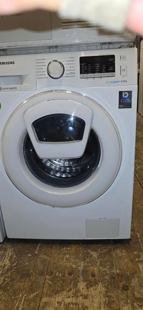 Zgan Samsung Eco bubble 8 kg wasmachine met garantie, Witgoed en Apparatuur, Wasmachines, Zo goed als nieuw, 6 tot 8 kg, 85 tot 90 cm