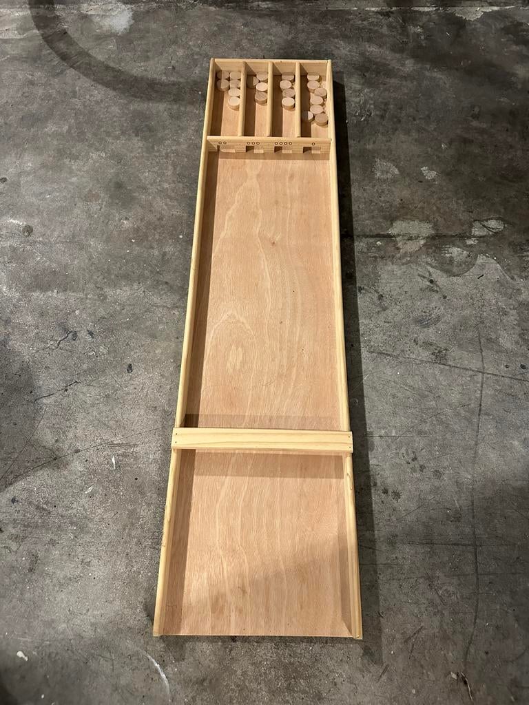 Sjoelbak middelmaat, Hobby en Vrije tijd, Gezelschapsspellen | Overige, Ophalen, Zo goed als nieuw