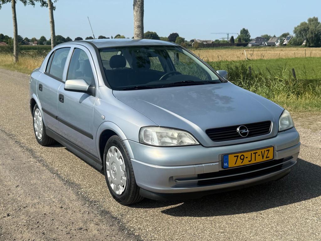 Opel Astra 1.6 Edition AUT APK 08-2026 Airco NAP, Auto's, Stof, Gebruikt, 4 cilinders, Origineel Nederlands