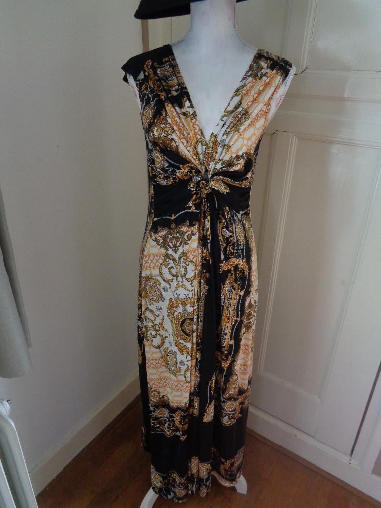 ANNA SCOTT maxi jurk: mt 38, Kleding | Dames, Maat 38/40 (M), Anna scott, Zwart, Ophalen of Verzenden