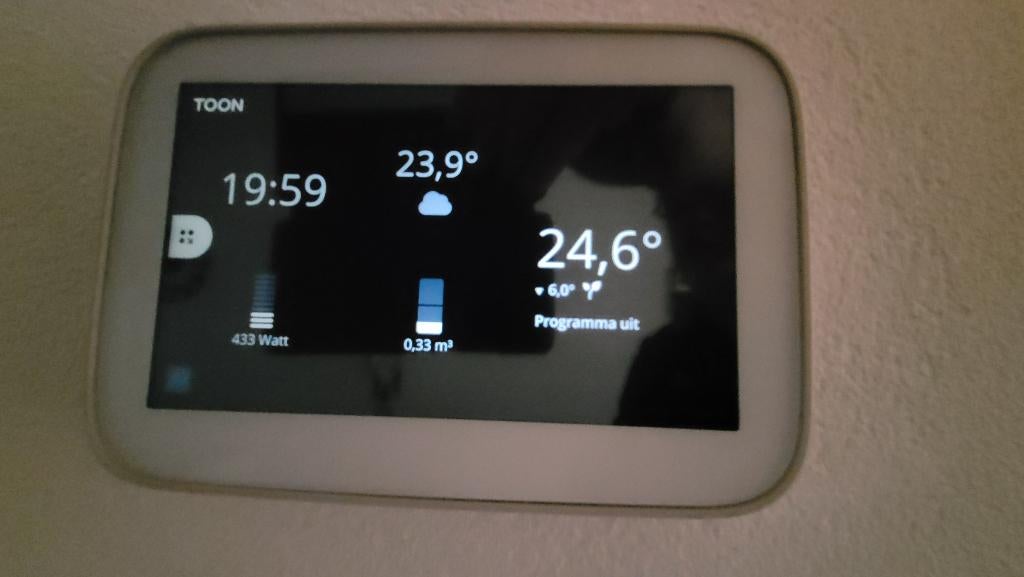 ROOTED Toon 2 thermostaat, compleet met ketelmodule + extra, Ophalen of Verzenden, Slimme thermostaat, Gebruikt