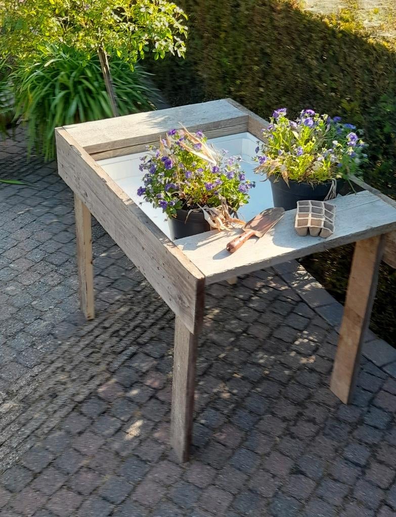 Houten kweektafel, Ophalen of Verzenden, Zo goed als nieuw