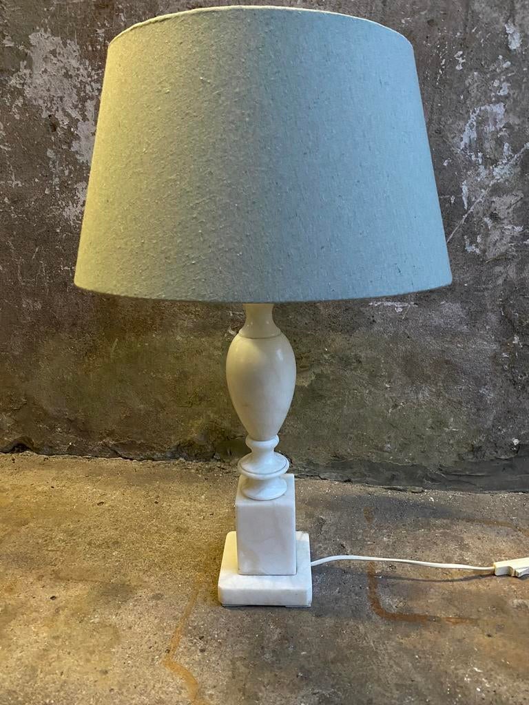 Marmeren tafellamp , jaren 70