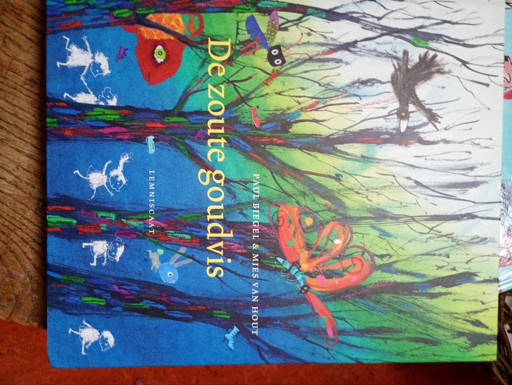 De zoute goudvis, prentenboek boek lemniscaat, Ophalen, Zo goed als nieuw, 3 tot 4 jaar