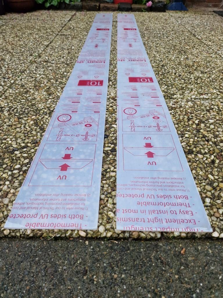 polycarbonaat doorzichtig plexiglas, Ophalen, Nieuw