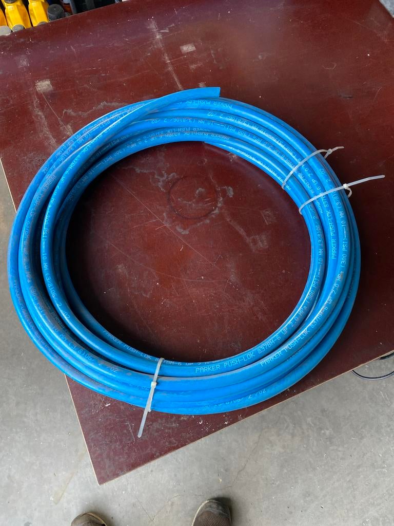 Luchtdrukslang 10 mm nieuw 25 meter, Nieuw, Ophalen of Verzenden, Minder dan 200 liter/min, 10 bar of meer