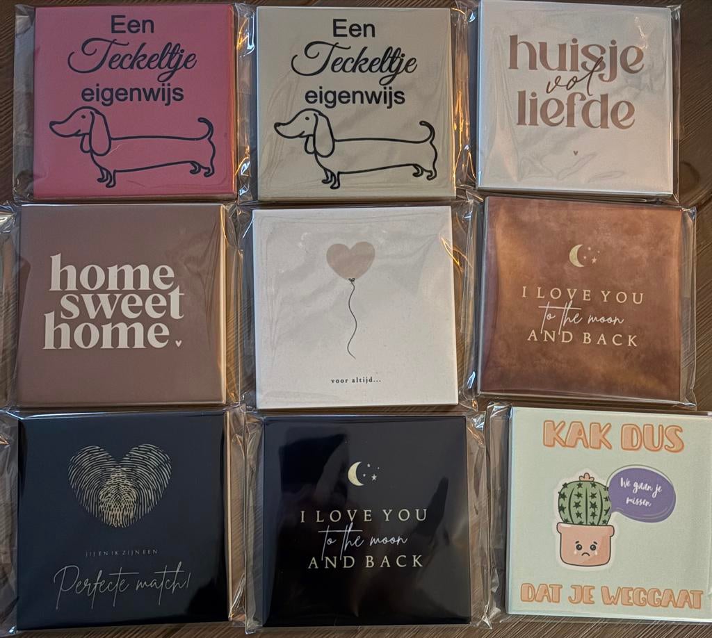 Leuke tegels met diverse teksten en afbeeldingen, Keramiek, Overige typen, Nieuw, Ophalen of Verzenden