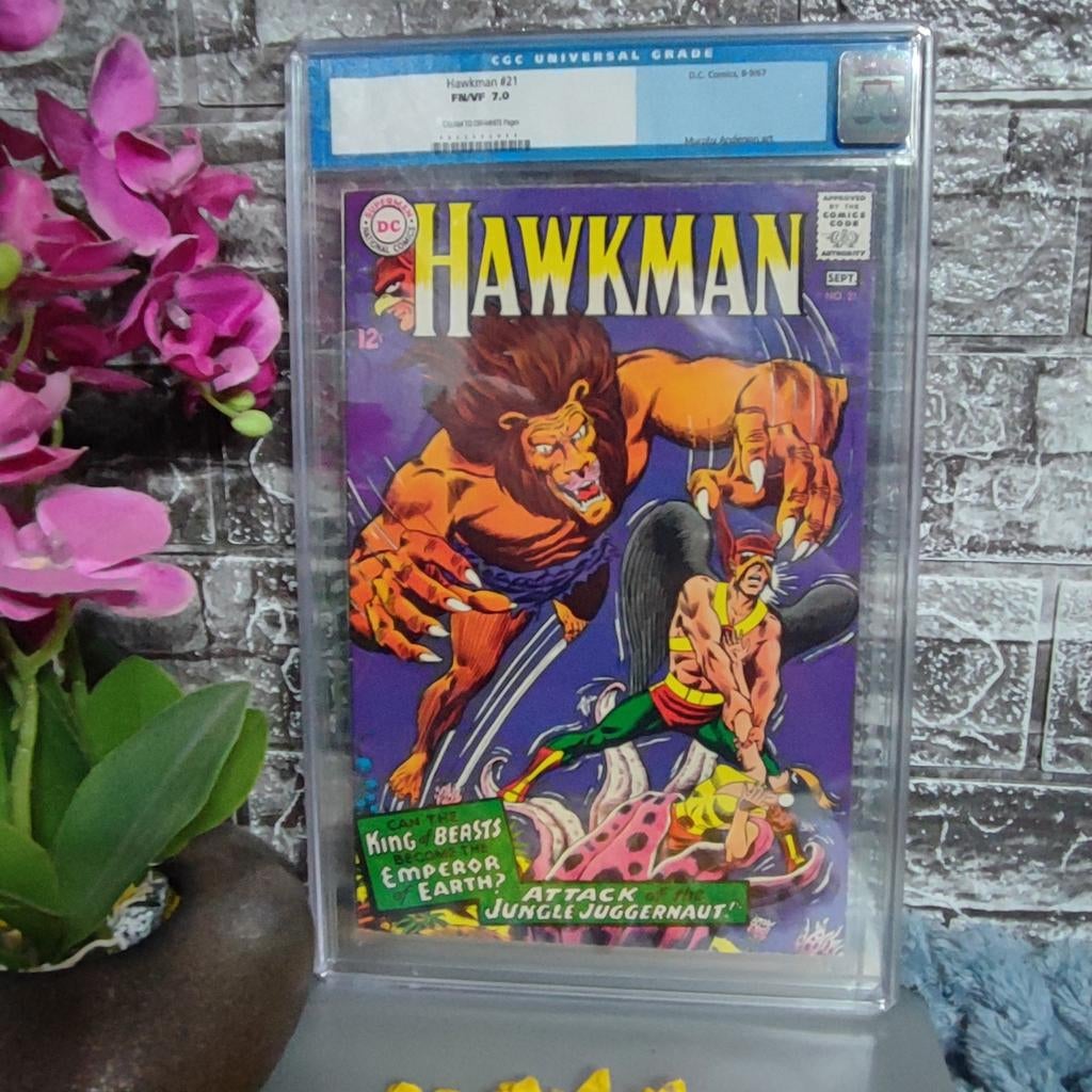CGC Hawkman #21 FN/VF 7.0 - DC Comics, Boeken, Strips | Comics, Eén comic, Amerika, Ophalen of Verzenden, Zo goed als nieuw