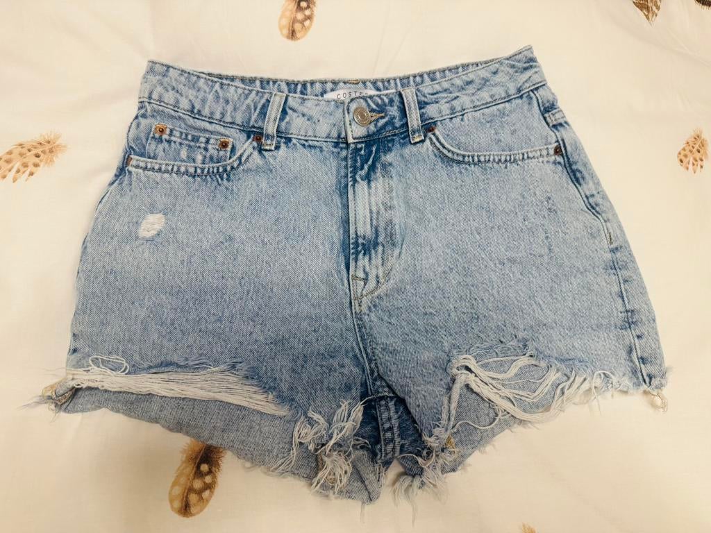 Costes blauwe korte jeans spijkerbroek maat M, Maat 38/40 (M), Kort, Zo goed als nieuw, Verzenden