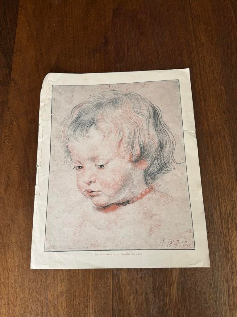 Portret van een jongetje door Peter Paul Rubens - Libelle, Ophalen of Verzenden