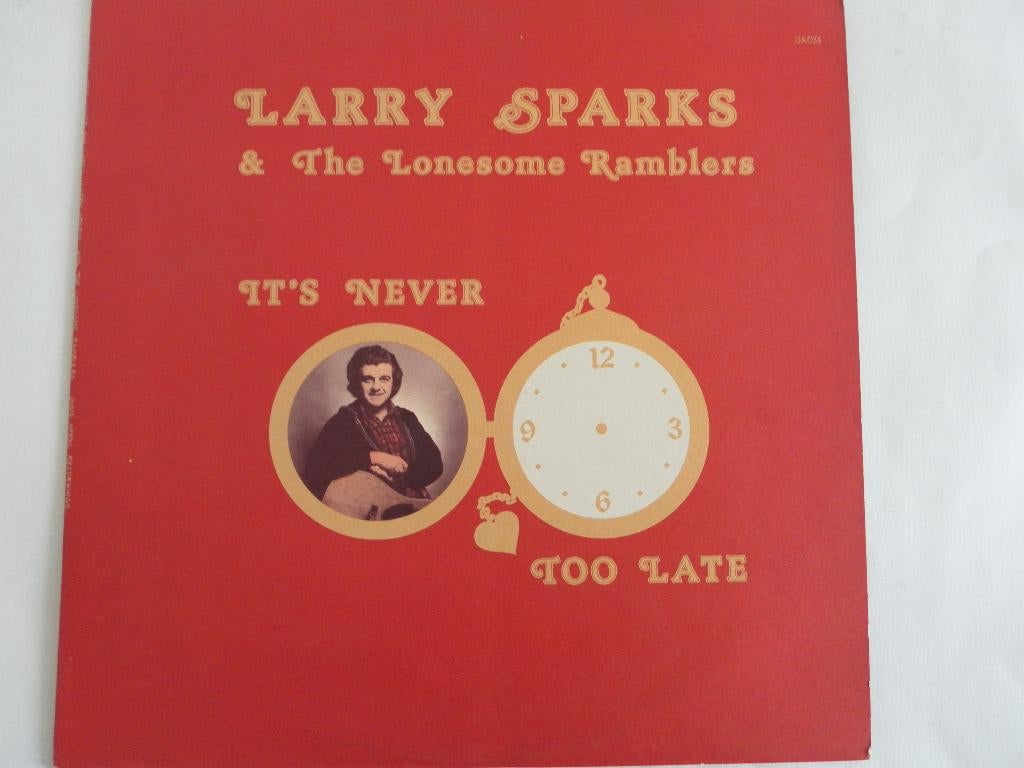 LP Larry Sparks - It's Never Too Late, Ophalen of Verzenden, Gebruikt, 12 inch