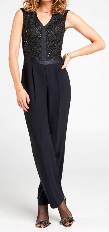 Mooie zwarte STEPS jumpsuit, Kleding | Dames, Jumpsuits, Ophalen, Zwart, Maat 46/48 (XL) of groter, Zo goed als nieuw