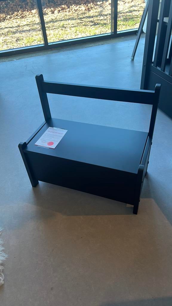 Europe Baby basic klepbank zwart, Kinderen en Baby's, Kinderkamer | Tafels en Stoelen, Ophalen, Zo goed als nieuw, Stoel(en)