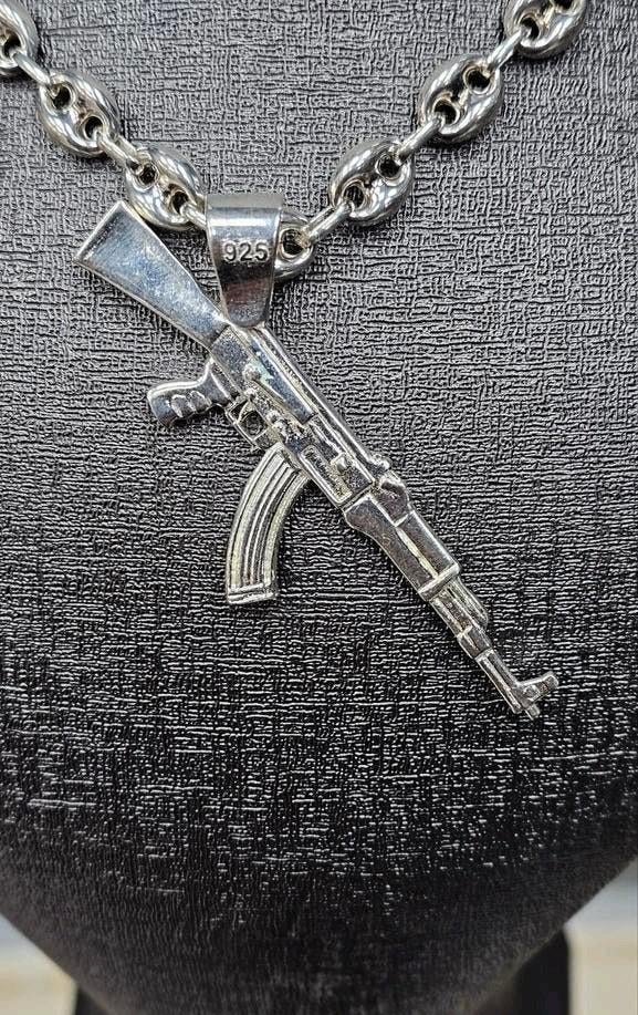 925 Zilveren AK-47 Hanger