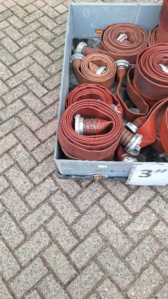 120 m1 Brandweerslang Brandweerslangen 3" Storz koppeling 81, Ophalen, Gebruikt, Overige typen, Industriepark 2a 9351PA Leek