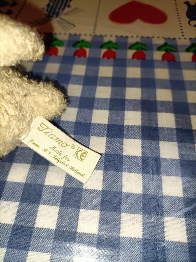 Kuiken knuffel Tiamo vintage 14 cm groot, Ophalen of Verzenden, Zo goed als nieuw, Overige typen