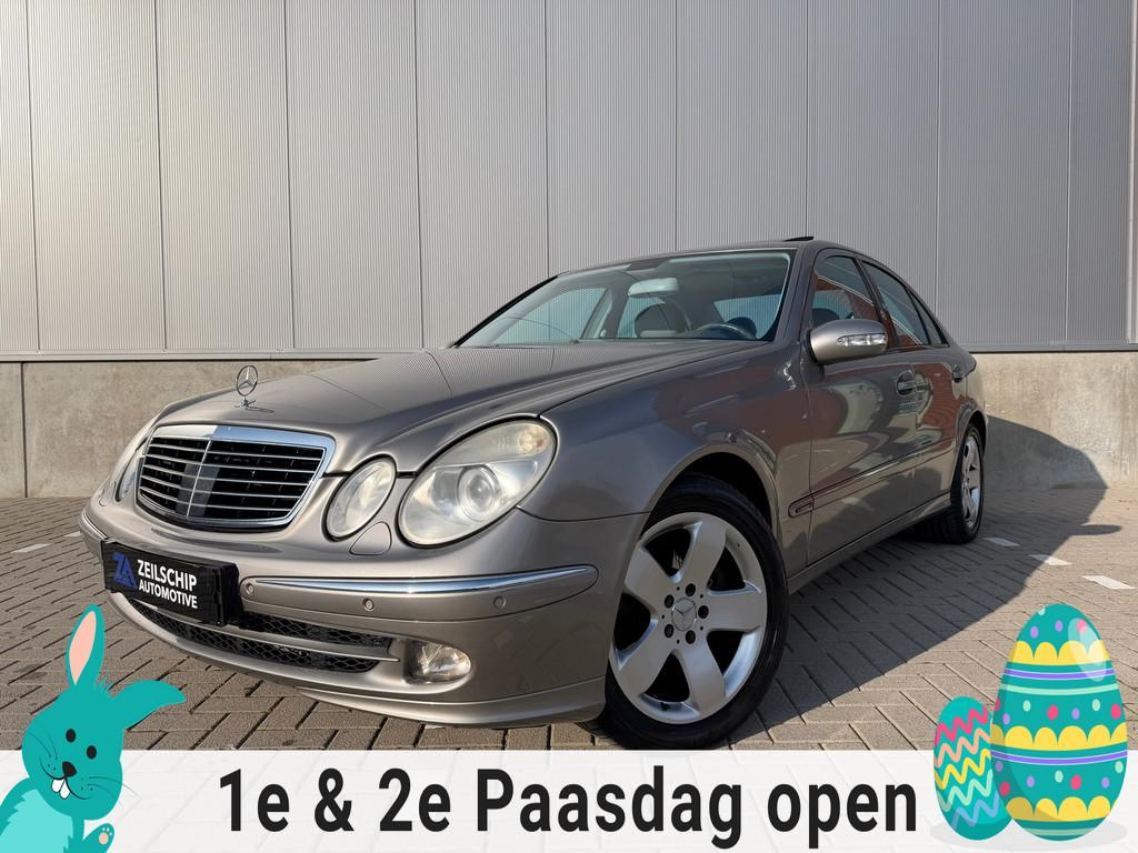 Mercedes-Benz E-klasse 350 Avantgarde 4-Matic PANO|DISTRONIC, Auto's, Automaat, Gebruikt, 1675 kg, Leder