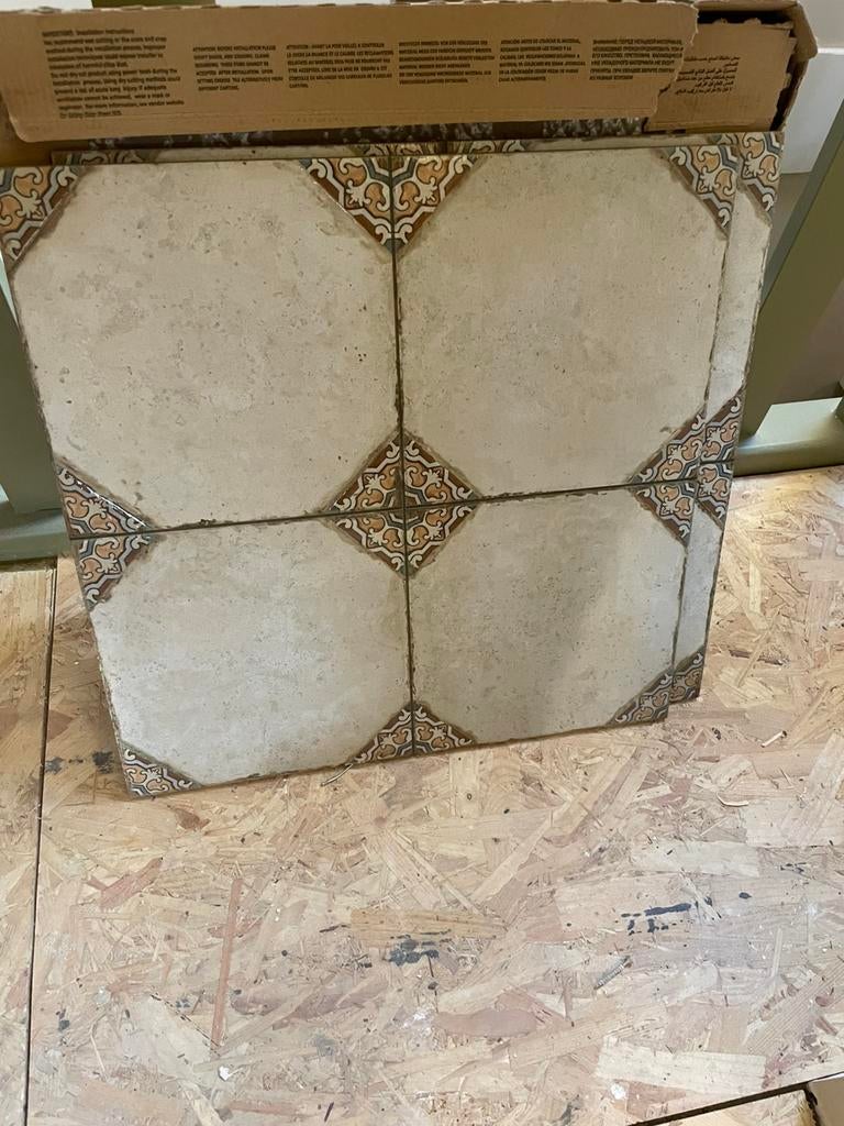 Vloertegels nieuw 2m2, Ophalen, 40 tot 60 cm, Keramiek, Nieuw