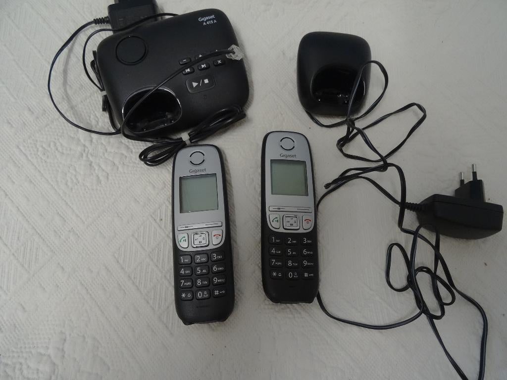 telefoon gigaset a415a, Telecommunicatie, Vaste telefoons | Handsets en Draadloos, Ophalen of Verzenden, Zo goed als nieuw, 2 handsets