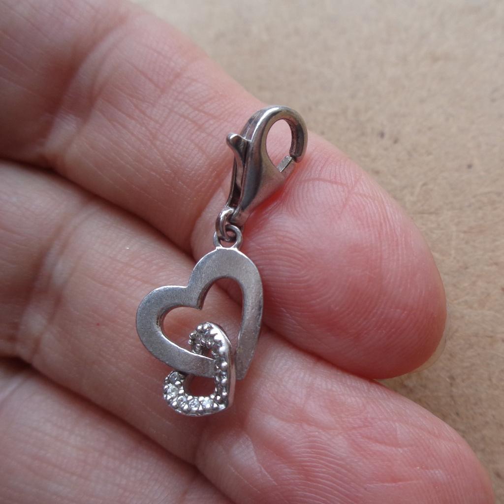 zilveren afneembare bedel esprit [038], Overige merken, Verzenden, Zo goed als nieuw, 1 bedel