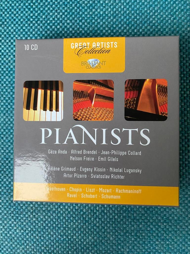 Brilliant Classics Pianisten Collectie - 10 CD Boxset, Boxset, Ophalen of Verzenden, Zo goed als nieuw, Romantiek