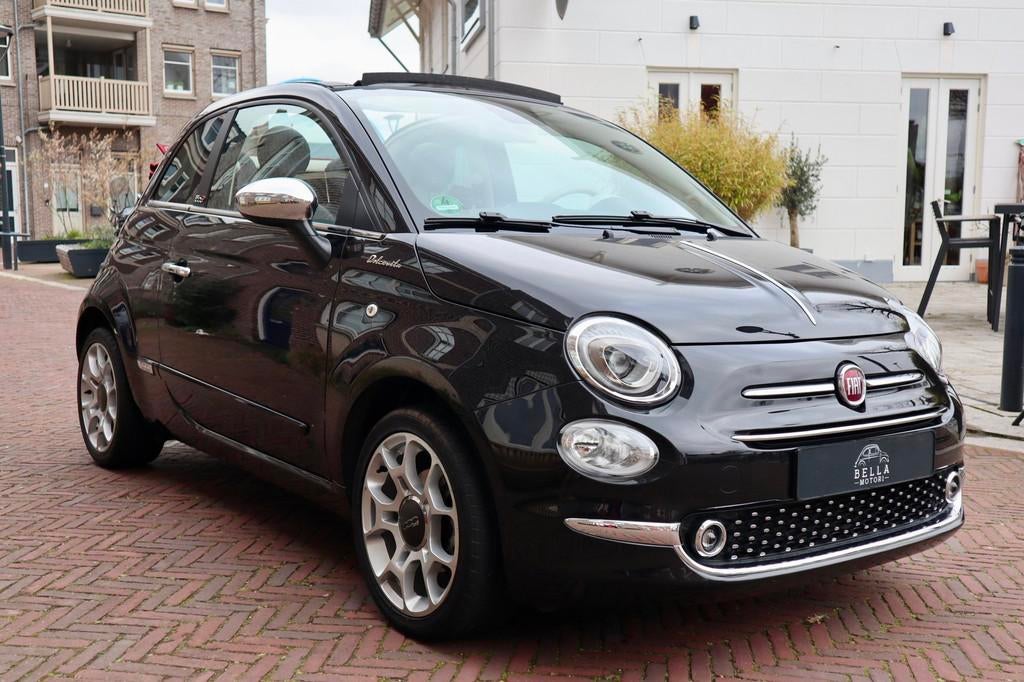 Fiat 500 C 1.0 Hybrid DolceVita | Cabrio | CarPlay | Automat, Auto's, Voorwielaandrijving, Parkeersensor, Gebruikt, Beige
