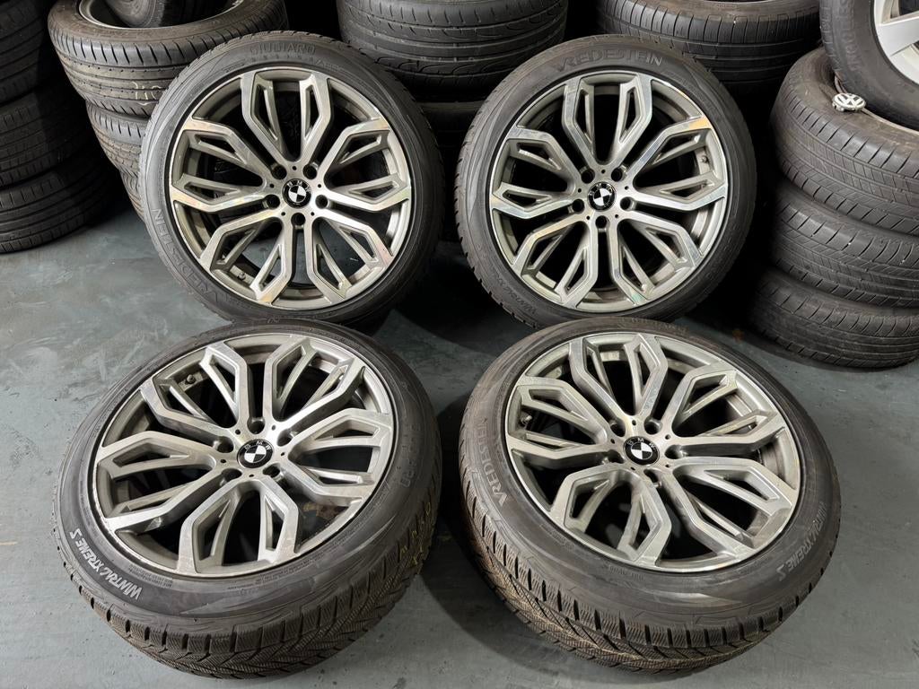 20” Originele BMW X5 E53-70 F15 Breedset Velgen Winterbanden, 275 mm, Banden en Velgen, Nieuw, 20 inch