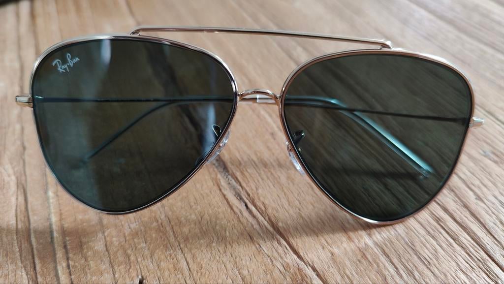 Ray-Ban Aviator Reverse Zonnebril met Groen Glas, Ophalen, Zonnebril, Nieuw, Ray-Ban