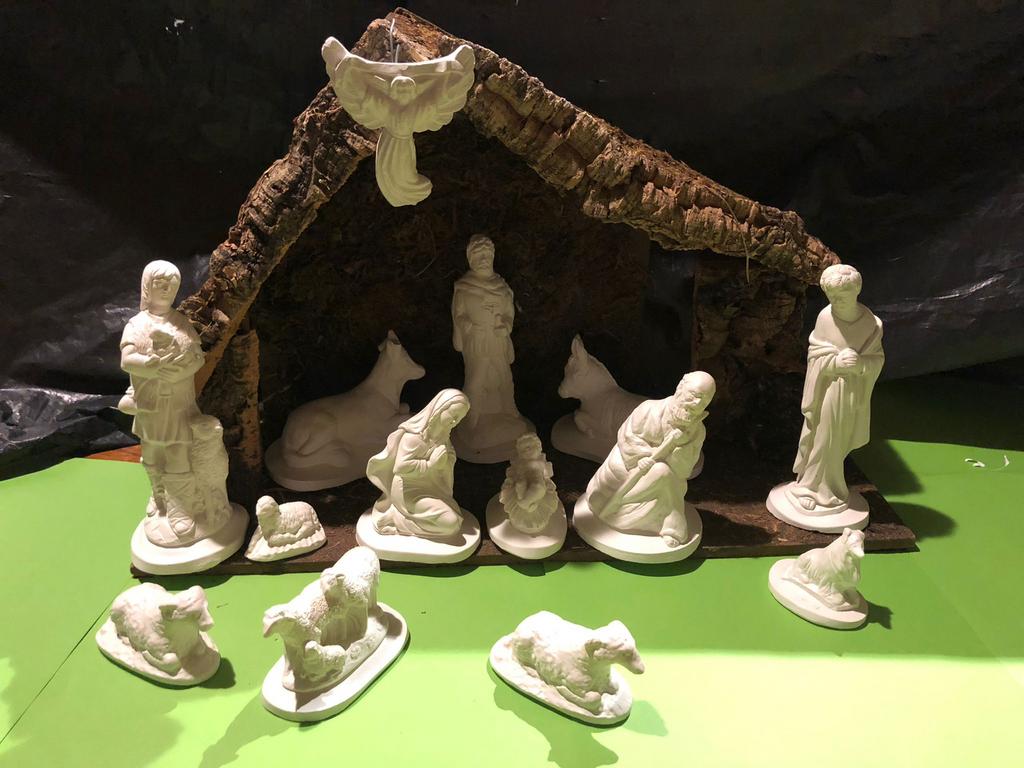 Kerststal, Ophalen, Gebruikt