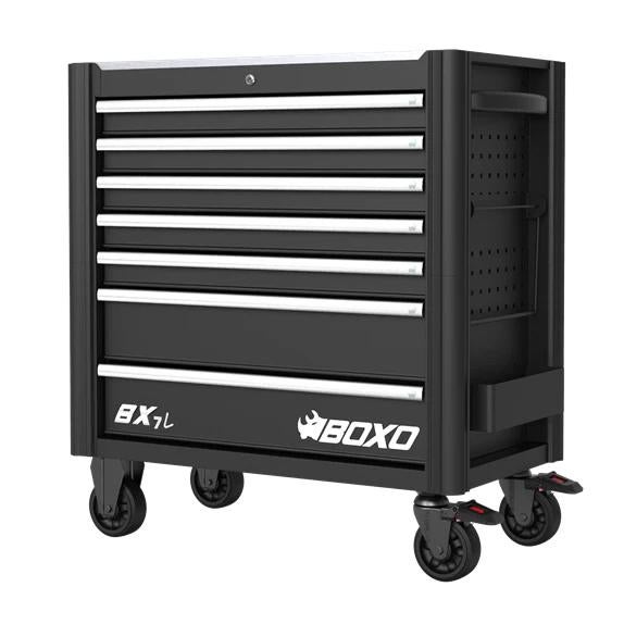 BOXO BX8L Gereedschapwagen 8 Laden Zwart / Nieuw, Auto diversen, Autogereedschap, Nieuw, Ophalen of Verzenden