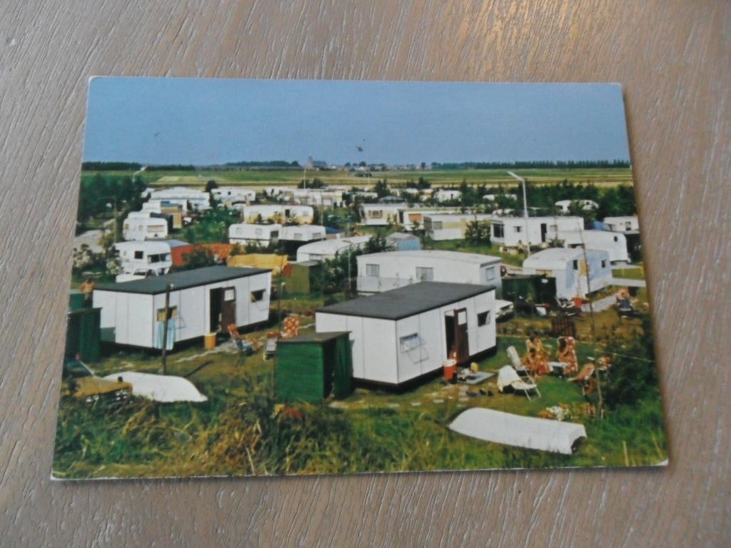Sint Maartensdijk, camping de Muie/caravan, Verzenden, 1980 tot heden, Gelopen, Zeeland