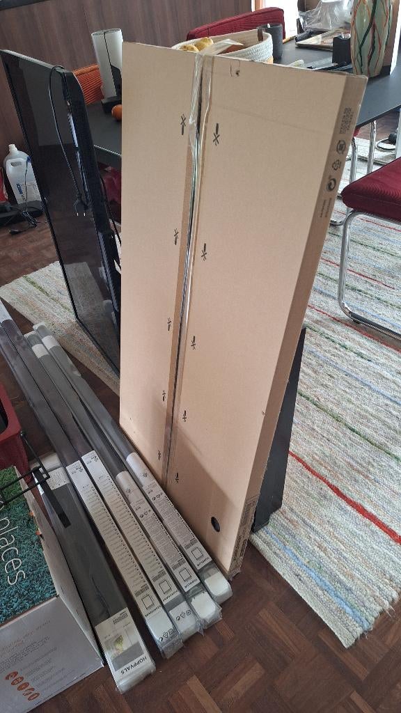 KOMPLEMENT Uittrekbare plank voor pax kast, zwart, Huis en Inrichting, Kasten | Kledingkasten, Nieuw, Minder dan 100 cm, 50 tot 75 cm