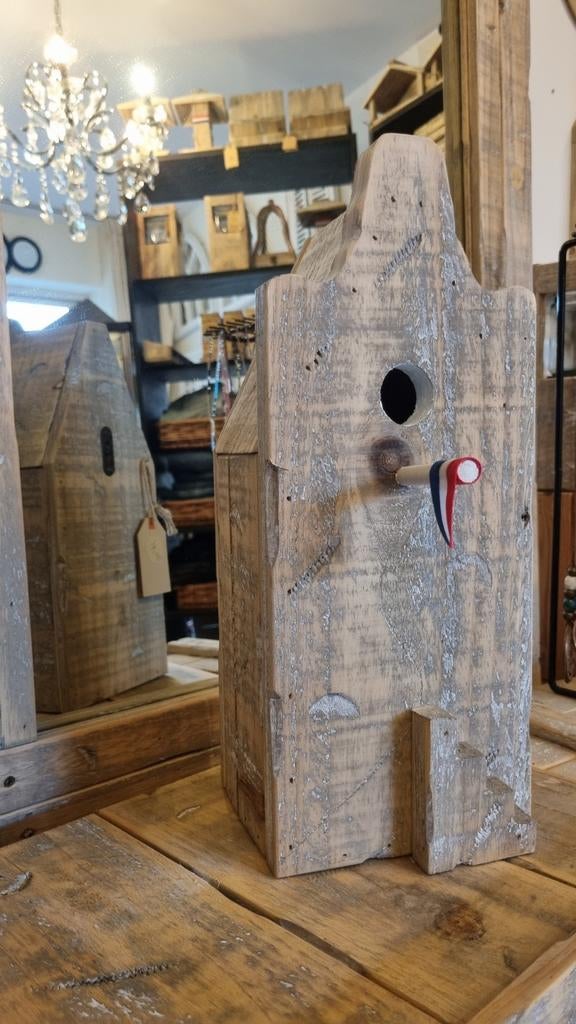 Uniek Vogelhuisje Hilversum met Koelkastmagneet, Ophalen of Verzenden, Nieuw