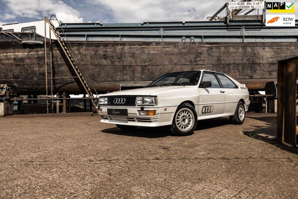 Audi Quattro Ur 2.2 Turbo (200pk) 1988 | MB Motor | Alpinwei, Gebruikt, Zwart, Wit, 2226 cc