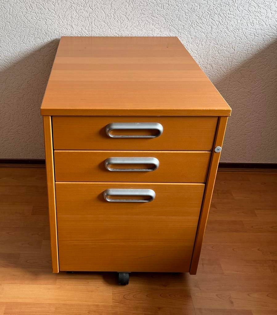 Ikea ladenblok kersenhout 3 lades, Ophalen, Minder dan 50 cm, Gebruikt, 3 of 4 laden