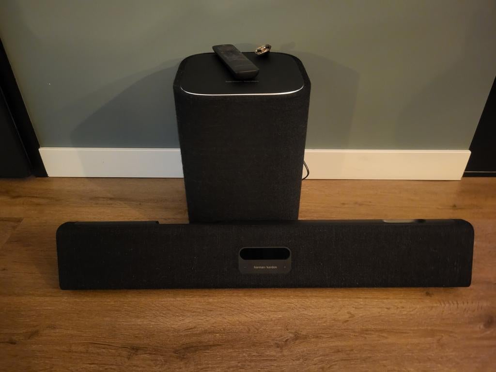 harman kardon citation soundbar 700 met Subwoofer SUB S, Audio, Tv en Foto, Soundbars, Ophalen of Verzenden, Met externe subwoofer
