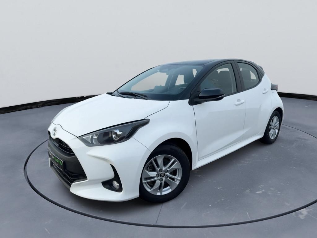 Toyota Yaris 1.5 Hybrid Bi-Tone Apple carplay Cruise control, Auto's, Toyota, Stof, Gebruikt, Zwart, 4 cilinders