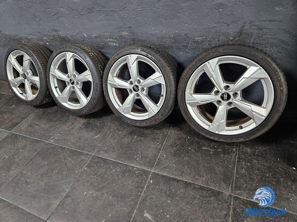 7mm! Originele Audi A3 18 inch Rotor velgen 5x112 zomerbande, Auto-onderdelen, Banden en Velgen, Banden en Velgen, Zomerbanden