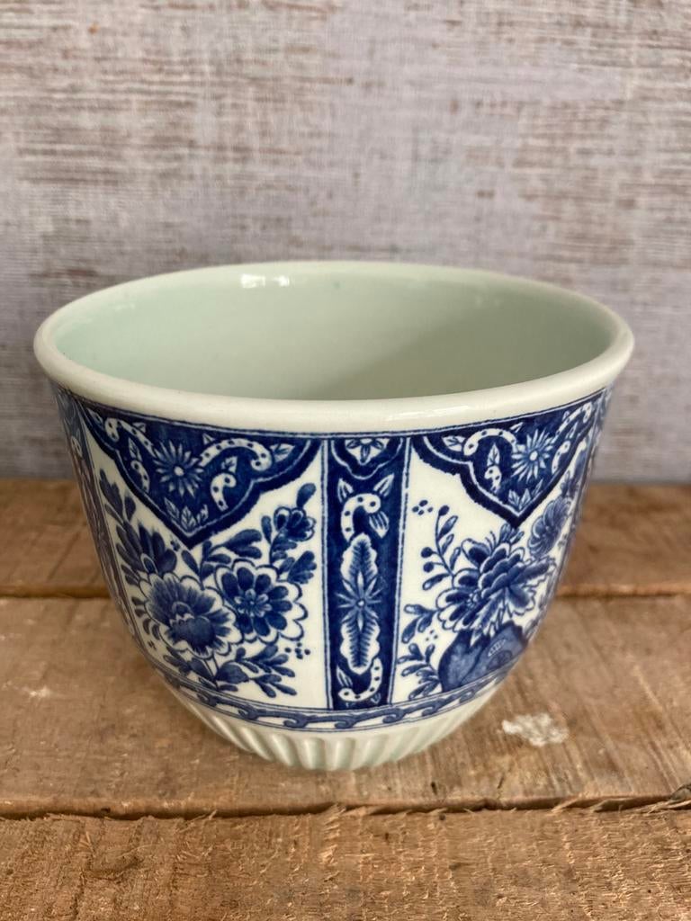 Vintage bloempot Delfts Royal Sphinx Maastricht P.Regout M12, Ophalen of Verzenden