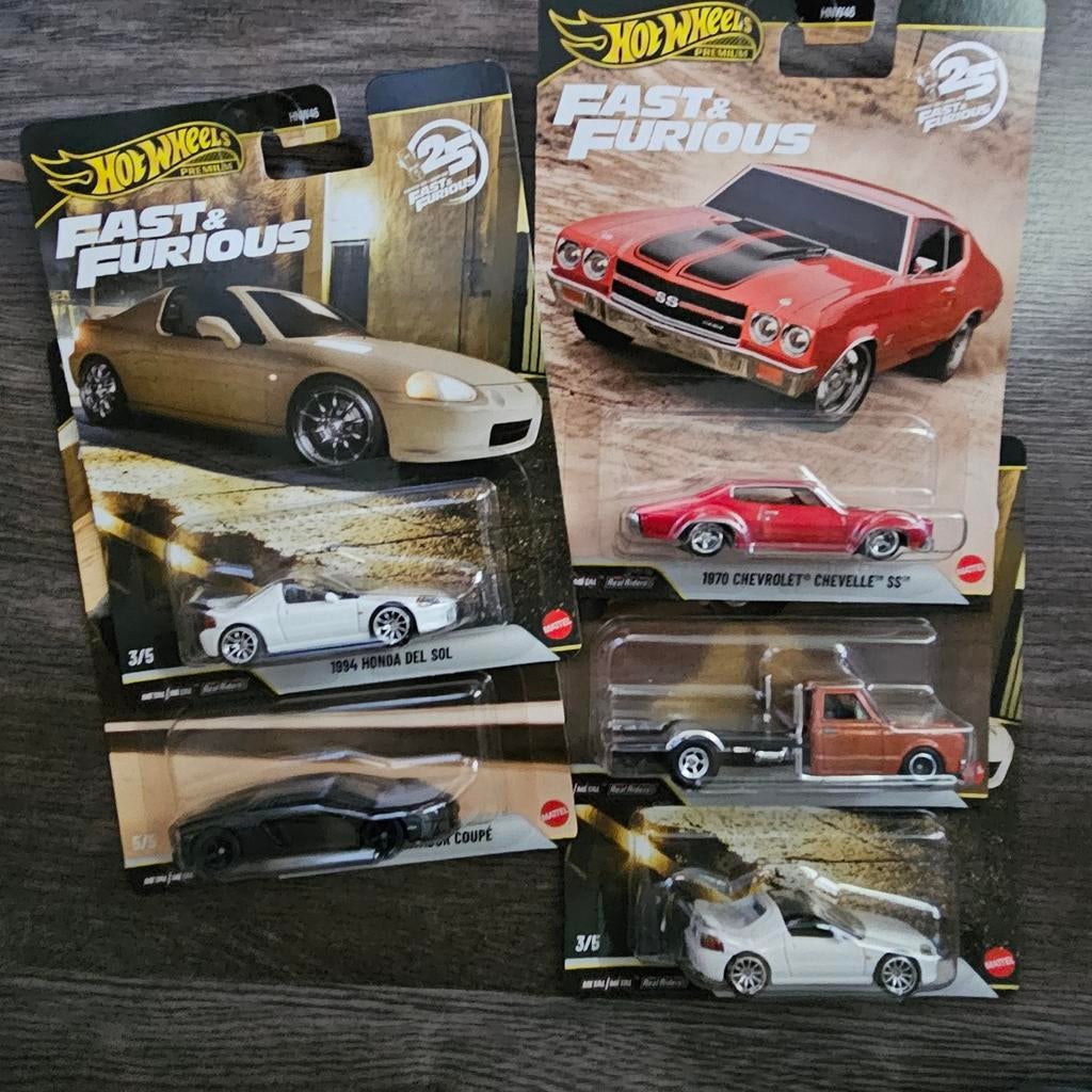 Hot Wheels Fast & Furious Premium Set - Diverse Modellen, Nieuw, Ophalen of Verzenden, Service.nl@mattel.com, Mattel