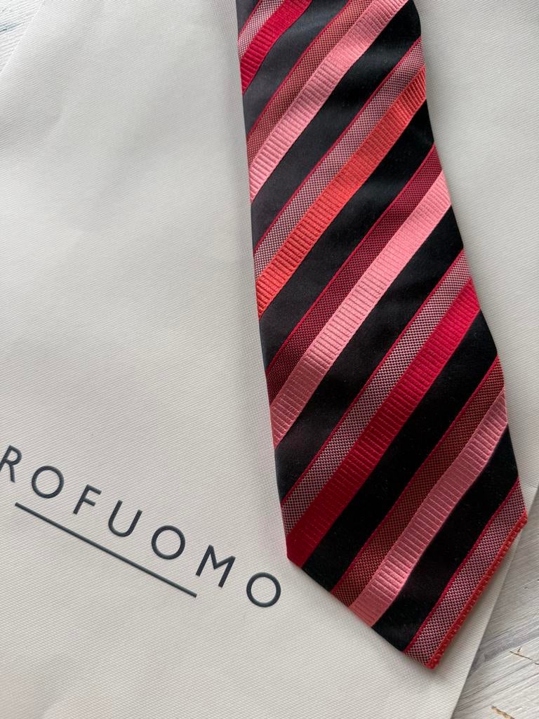 Prachtige PROFUOMO Originale stropdas/das, Ophalen of Verzenden, Zo goed als nieuw, Met patroon