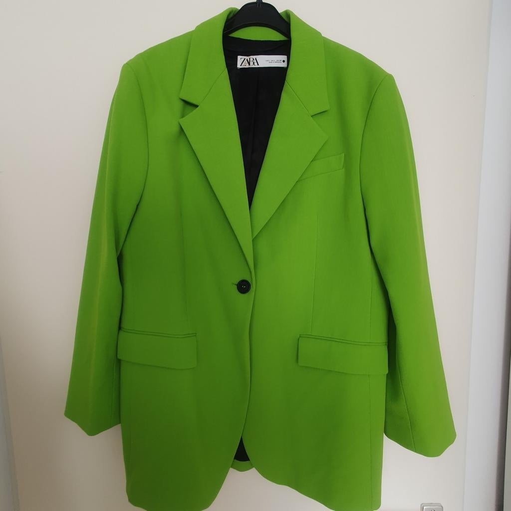 Zara blazer groen, Zara, Ophalen of Verzenden, Zo goed als nieuw, Maat 42/44 (L)