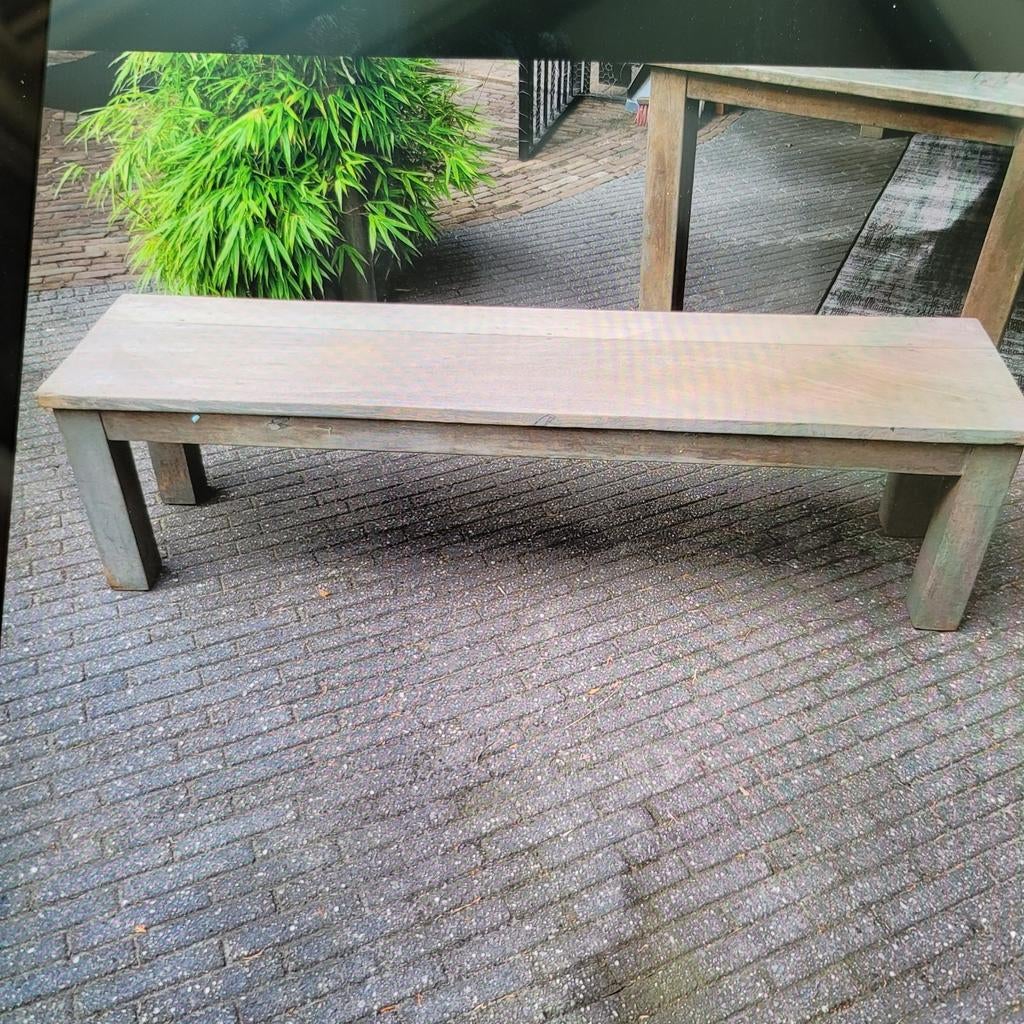 Tuinbank 170 x 40  x 47 hoog, Tuin en Terras, Tuinbanken, Ophalen, Teakhout