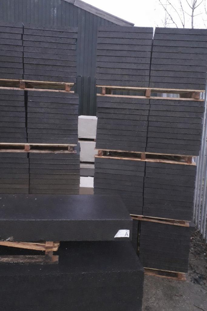 Hoge korting! Oud Hollandse  60x60x5 antraciet . €25 m², Tuin en Terras, Nieuw, Ophalen of Verzenden, 10 m² of meer, Beton