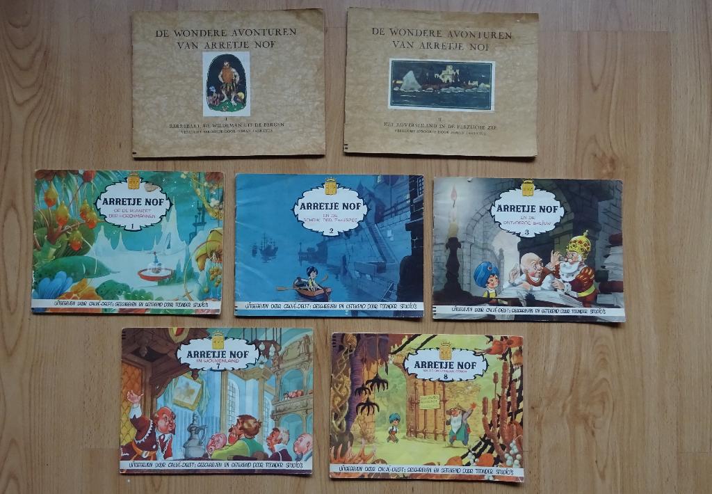 Arretje Nof boekjes, 7 stuks, Boeken, Ophalen of Verzenden, Gelezen, Johan Fabricius