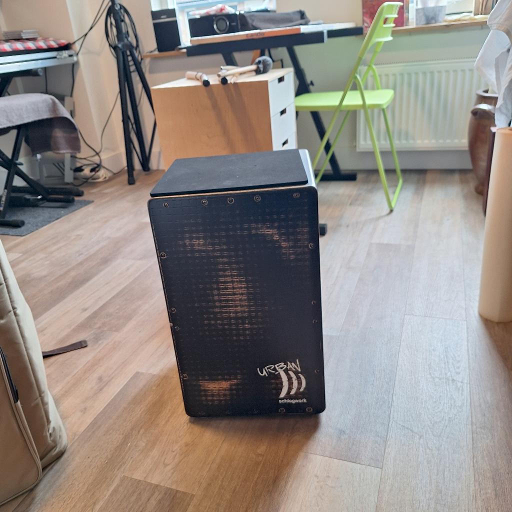Cahon + tas, Muziek en Instrumenten, Percussie, Ophalen, Zo goed als nieuw, Overige soorten