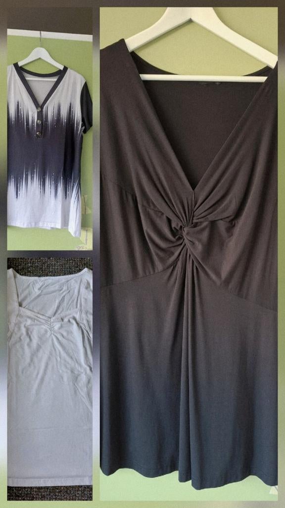 Diverse kledingstukken, maat 52., Kleding | Dames, Grote Maten, Nieuw, Jurk, Zwart, Ophalen of Verzenden