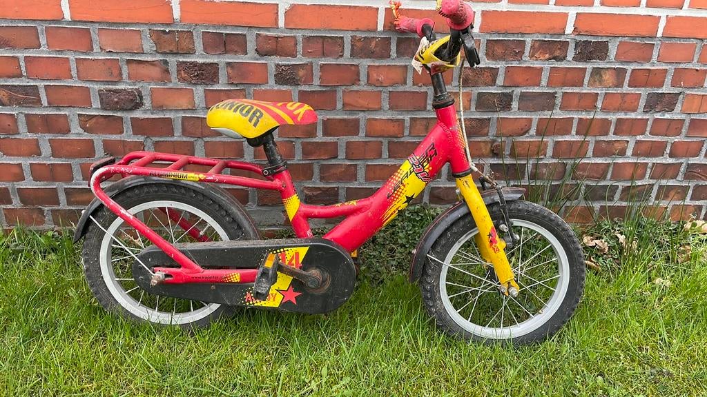Kinderfietsje 14inch, Fietsen en Brommers, Ophalen, Gebruikt, Minder dan 16 inch